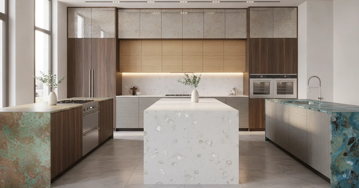 10 Innovative Materials Revolutionizing Custom Kitchen Cabinet Design