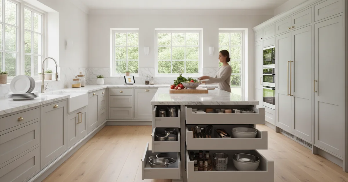A Step-by-Step Guide to Creating a Functional Kitchen Workflow with Custom Cabinetry