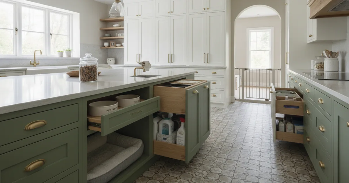 A Step-by-Step Guide to Creating a Pet-Friendly Kitchen with Custom Cabinetry