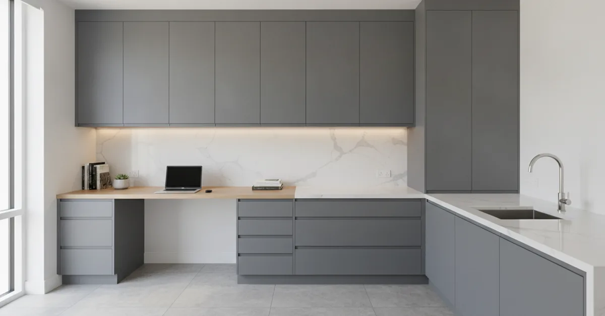 Designing a Functional and Stylish Home Office with Custom Cabinetry