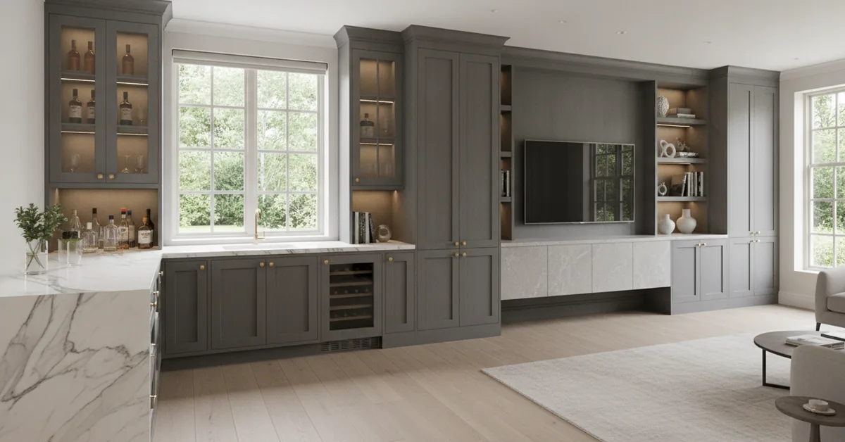 Elevating Entertainment Spaces: Custom Cabinet Ideas for Home Bars and Media Rooms