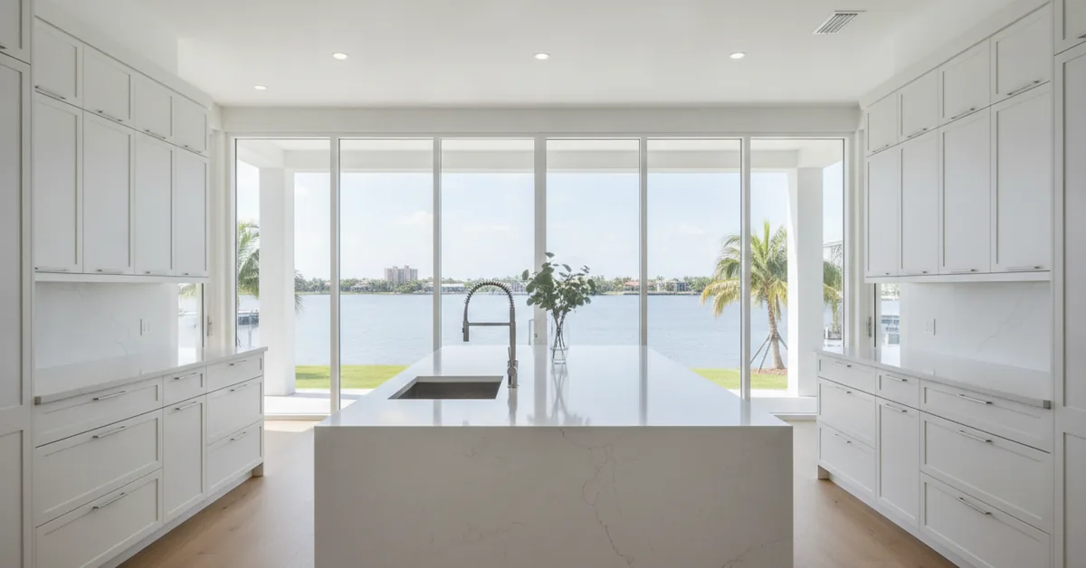 How Custom Cabinets Can Maximize Waterfront Views in Sarasota Homes