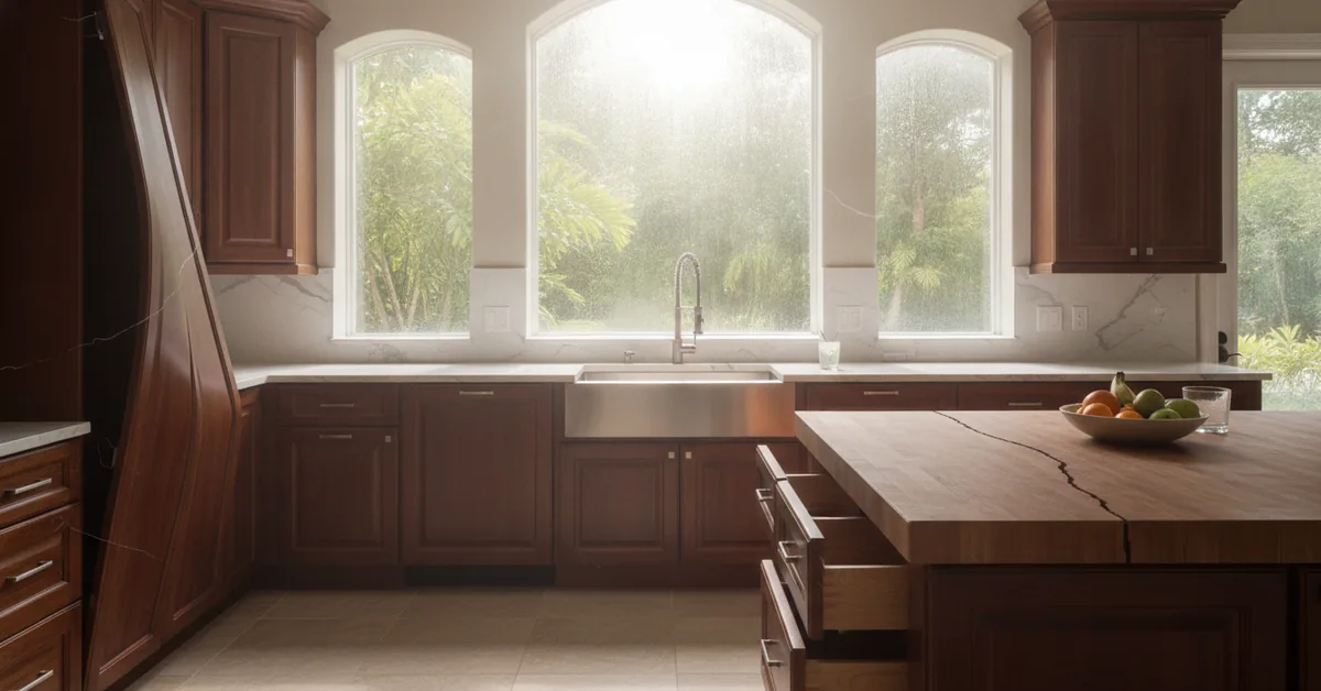 How Florida's Humidity Affects Custom Wood Cabinets